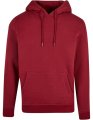 Heren Hoodie Build Your Brand Heavy BY011 burgundy